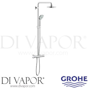 Grohe 27296001 Euphoria Shower System with Thermostat for Wall Mounting Spare Parts