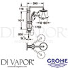 Grohe 27297001 Spare Diagram