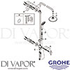 Grohe 27297001 Spare Tech Diagram