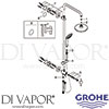 Grohe 27357001 Spare Tech Diagram