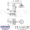Grohe Rainshower System Solo Thermostatic Shower Dimensions