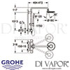 Grohe Rainshower Icon System 190 Shower System Thermostat Dimensions