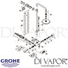 Grohe Rainshower System 210 Shower System Thermostat Spares