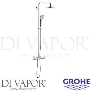 Grohe 27420001 Euphoria Shower System Shower System with Thermostat for Wall Mounting Spare Parts