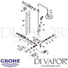Grohe Rainshower Icon System 190 Shower Thermostat Spares