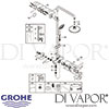 Grohe Euphoria System 180 Shower System Single Lever Mixer Spares