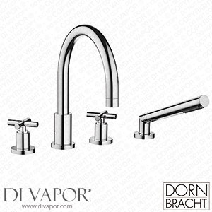Dornbracht Tara. Deck-Mounted Cross Head 4-Piece Bath Shower Set 2751289200 Spare Parts