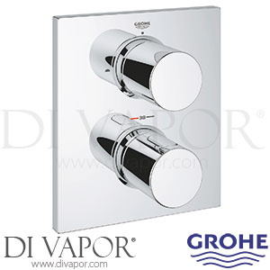 Grohe Grohtherm F Thermostatic Trim with Integrated 2-Way Diverter - 2010 to 2014 - Spare Parts 27618000 GEN1
