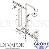 Grohe 27684000 Mixer Spare Tech Diagram