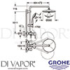 Grohe 27684001 Mixer Spare Diagram