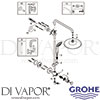 Grohe 27867001 Spare Tech Diagram