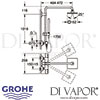 Grohe Euphoria System 150 Shower System Thermostatic Mixer Dimensions