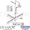 Grohe 27959000 Spare Tech Diagram