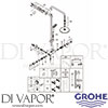 Grohe 27964000 Spare Tech Diagram
