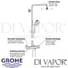 Grohe Rainshower System 210 Shower Parts
