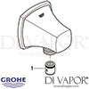 Grohe Grandera Chrome Gold Shower Outlet Elbow Spares