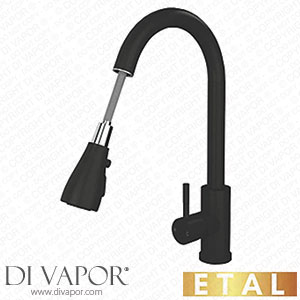 ETAL 280XT ETAL Bucks Pull-Out Spray Mixer Tap Matt Black Spare Parts