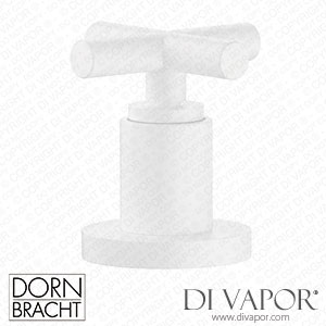 Dornbracht Tara Two-Way Diverter for Bath Rim Or Tile Edge Installation - Matte White 29 140 892-10 Spare Parts