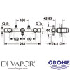 Grohe 29025000 Mixer Spare Diagram