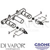 Grohe 29025002 Mixer Spare Tech Diagram