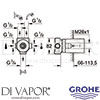 Grohe 29033000 Spare Diagram