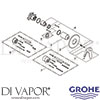 Grohe 29040000 Mixer Spare Tech Diagram