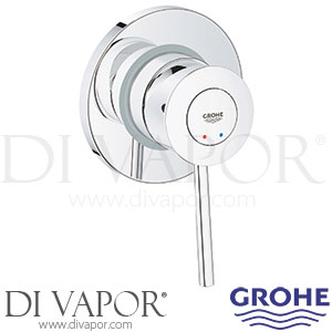 Grohe 29048000 BauClassic Single Lever Shower Mixer Spare Parts