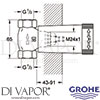 Grohe 29068000 Spare Diagram