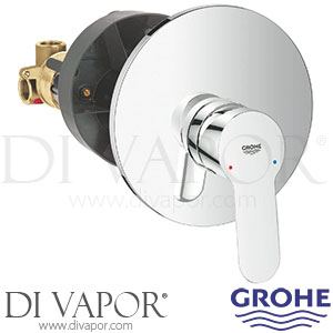 Grohe 29078000 BauEdge Concealed Shower Mixer (1/2 Inch) Spare Parts