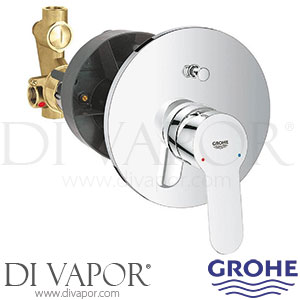 Grohe 29079000 BauEdge Single Lever Bath Mixer (1/2 Inch) Spare Parts