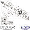 Grohe 29080000 Mixer Spare Tech Diagram