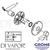 Grohe 29100001 GEN1 Spare Tech Diagram