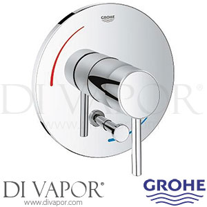 Grohe 29102001 Concetto Pressure Balance Valve Trim with Diverter Shower Spare Parts