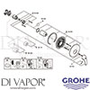 Grohe 29114000 Mixer Spare Tech Diagram