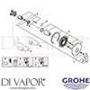 Grohe 29116000 Mixer Spare Tech Diagram