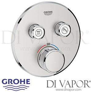 Grohe 29119DC0 Grohtherm SmartControl Thermostat for Concealed Installation with 2 Valves Spare Parts