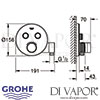 Grohe Grohtherm SmartControl Thermostat Concealed Installation Dimensions