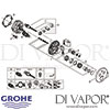 Grohe Grohtherm SmartControl Thermostat Concealed Installation Spares