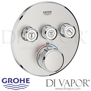 Grohe 29121DC0 Grohtherm SmartControl Thermostat for Concealed Installation with 3 Valves Spare Parts