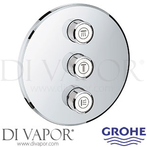 Grohe 29122000 Grohtherm SmartControl Triple Volume Control Trim Spare Parts