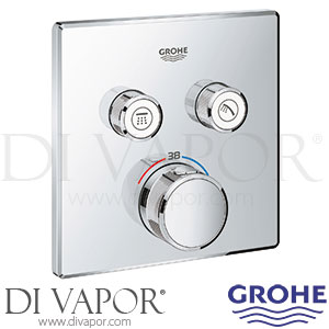 Grohe 29124000 Grohtherm SmartControl Thermostat for Concealed Installation with 2 Valves Spare Parts