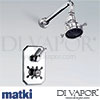Matki 2913 Invincible Concealed Single Outlet Thermostatic Shower Mixer Spare Parts