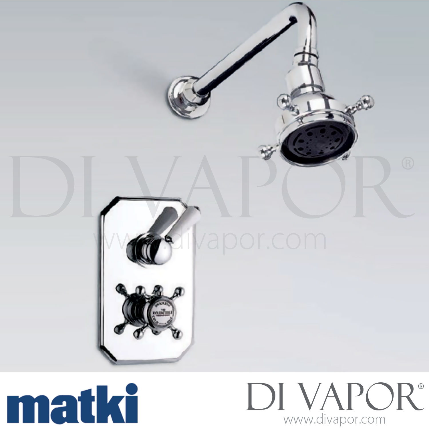 Matki 2913 Invincible Concealed Single Outlet Thermostatic Shower Mixer