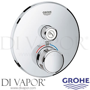 Grohe 29136000 Grohtherm SmartControl Thermostat for Concealed Installation with One Valve Spare Parts
