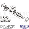 Grohe 29136A00 Spare Tech Diagram