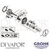 Grohe 29136BE0 Spare Tech Diagram