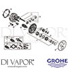 Grohe 29137BE0 Spare Tech Diagram