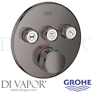 Grohe 29138A00 Grohtherm SmartControl Hard Graphite Thermostat Spare Parts
