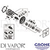 Grohe 29142000 Spare Tech Diagram