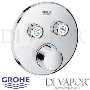 Grohe 29145000 SmartControl Concealed Mixer with 2 Valves Spare Parts